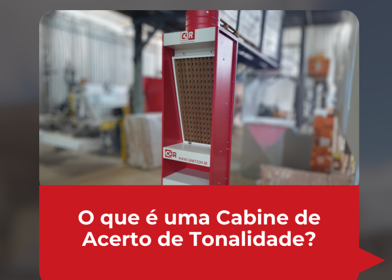 O que é uma Cabine de Acerto de Tonalidade?