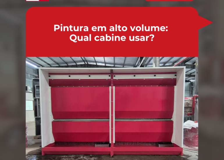 Pintura em alto volume: Qual cabine devo usar?